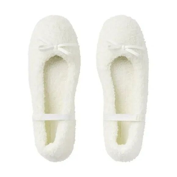 NWT'S SKIMS Cozy Ballet Slippers in Marble Womens Size 40 US 9.5 - Picture 2 of 6